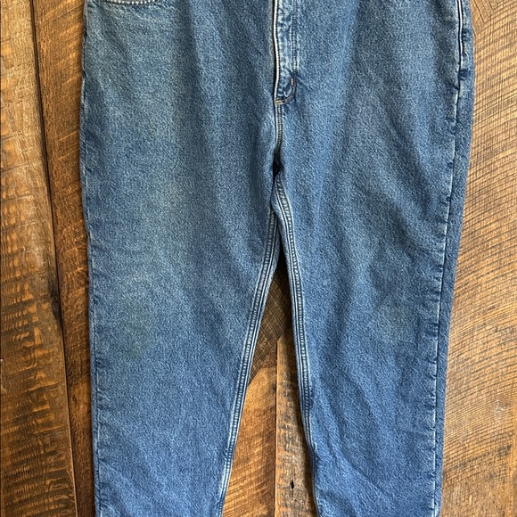 Men’s Carhartt black fleeced lined jeans size 42 x 30 relaxed fit C7 - Picture 7 of 7